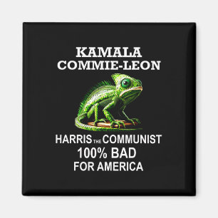 Comrade Kamala Commie Leon Commieleon Communist Ha Magnet