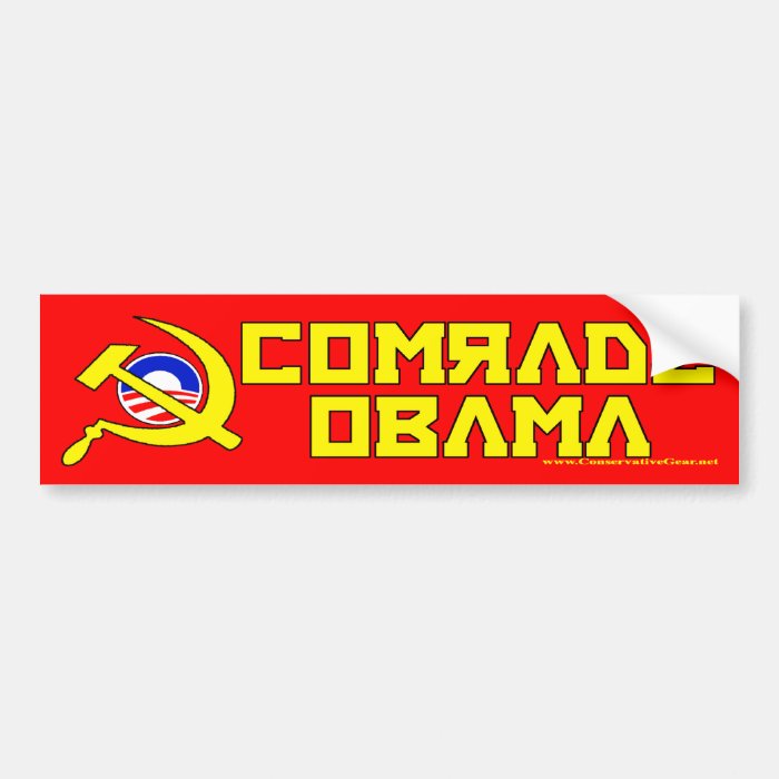 Comrade Obama Bumper Sticker