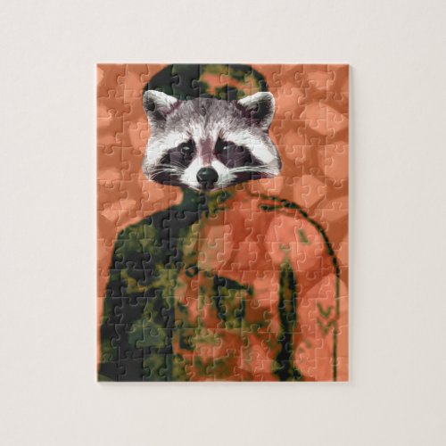 Comrade raccoon jigsaw puzzle