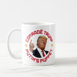 Comrade Trump: Putin's Puppet Soviet Illustration Coffee Mug