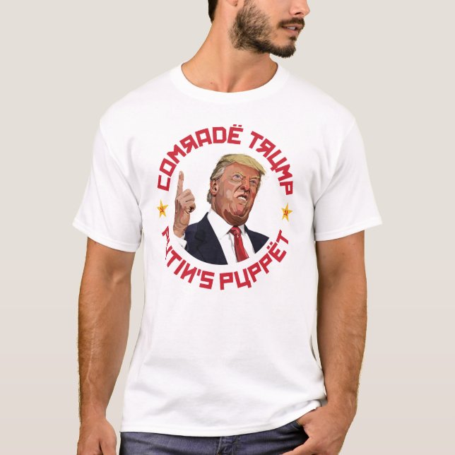 Comrade Trump: Putin's Puppet Soviet Illustration T-Shirt (Front)