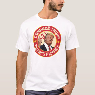 Comrade Trump: Putin's Puppet- Soviet Illustration T-Shirt