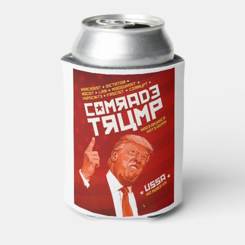Comrade Trump _ Soviet Poster Can Cooler