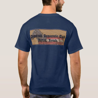 Comstock Democratic Club Logo on back T-Shirt