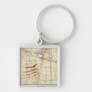 Comstock Mine Maps Number VI Keychain