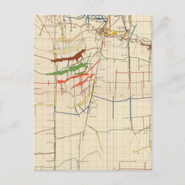 Comstock Mine Maps Number VI Postcard (Front)