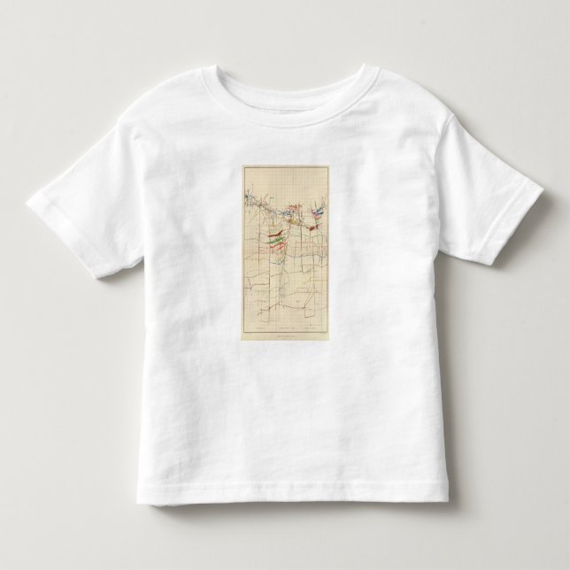 Comstock Mine Maps Number VI Toddler T-shirt (Front)