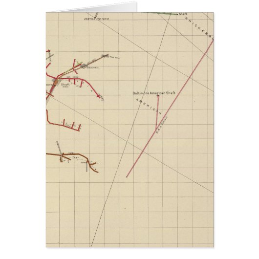 Comstock Mine Maps Number VIX Cards (Front)