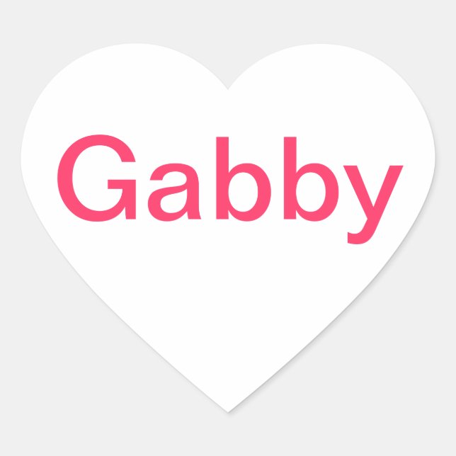 comstumized Gabby stickers (Front)