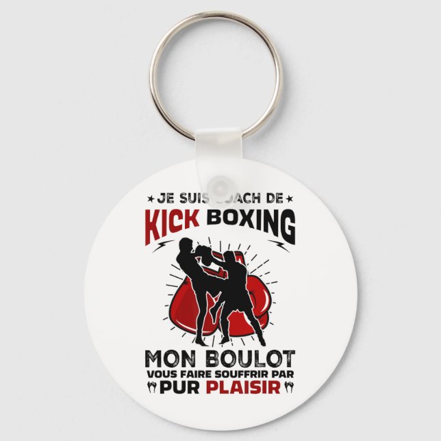 Comt Boxer Vs Coach  Keychain (Front)