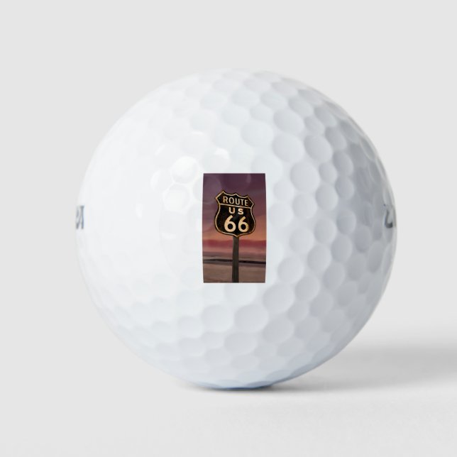 CON02CRFC Route 66.tif Golf Balls (Front)