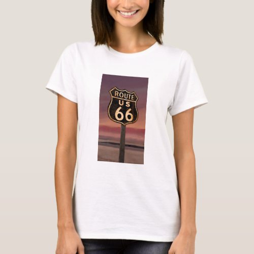 CON02CRFC Route 66tif T_Shirt
