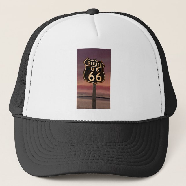 CON02CRFC Route 66.tif Trucker Hat (Front)
