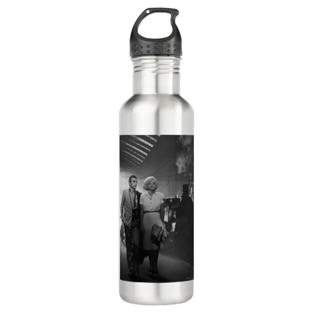 CON19BWD3 Saying Farewell.tif Stainless Steel Water Bottle (Front)