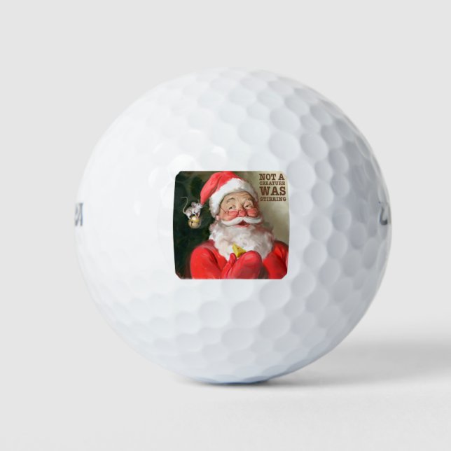 CON31 Santa 1 Stirring.tif Golf Balls (Front)