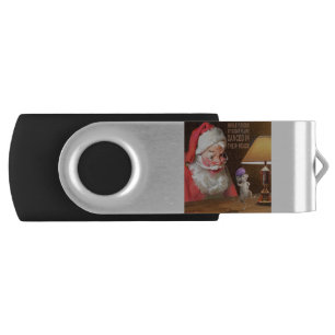 CON32 Santa 2 Sugar Plums.tif Flash Drive