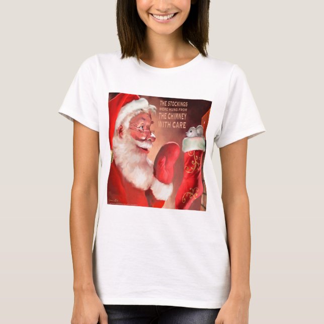 CON33 Santa 3 Stockings.tif T-Shirt (Front)