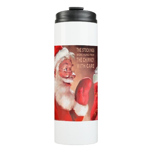 CON33 Santa 3 Stockings.tif Thermal Tumbler (Front)