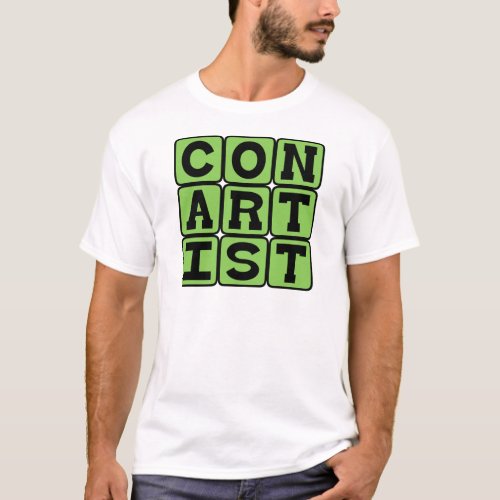 Con Artist Confidence Man T_Shirt