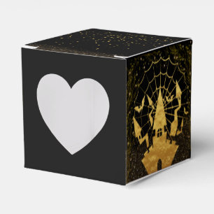 con corazón para Halloween Favor Boxes