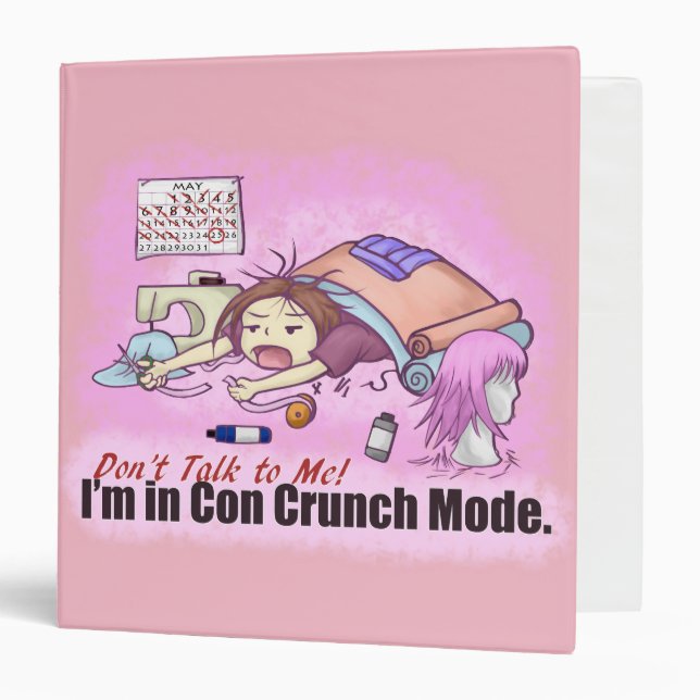 Con Crunch 3 Ring Binder (Front/Inside)