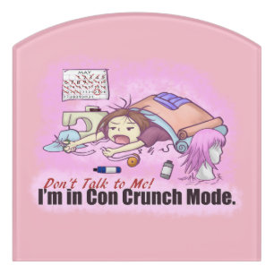 Con Crunch Door Sign