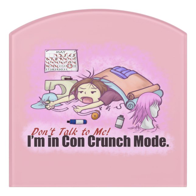 Con Crunch Door Sign (Contour Front)