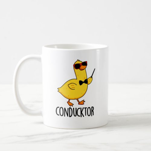 Con_duck_tor Funny Duck Pun Coffee Mug