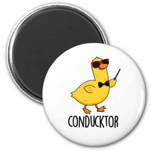 Con_duck_tor Funny Duck Pun Magnet