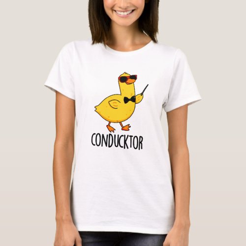 Con_duck_tor Funny Duck Pun T_Shirt