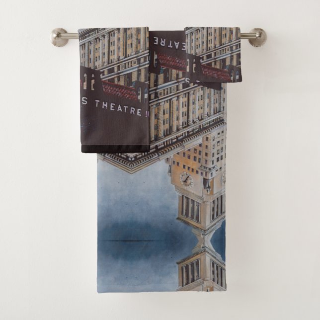 Con Edison's Brief Encounter with St Mark's Bath Towel Set (Insitu)