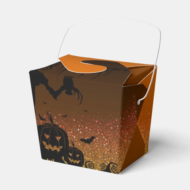  con feliz halloween favor boxes (Front Side)