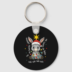 Con Mi Burrito Sabanero Mexican Tuki Tuki Latino X Keychain