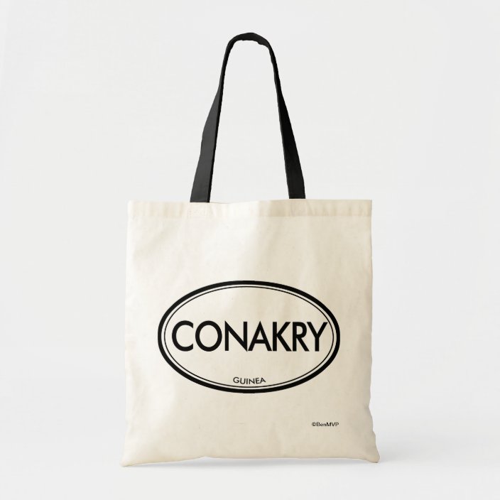 Conakry, Guinea Canvas Bag