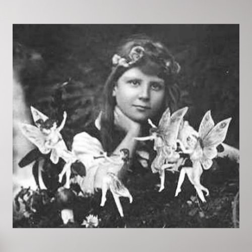 Conan Doyle The Cottingley Fairies Picture Poster