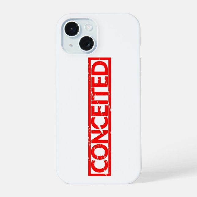 Conceited Stamp Iphone Case (Back)