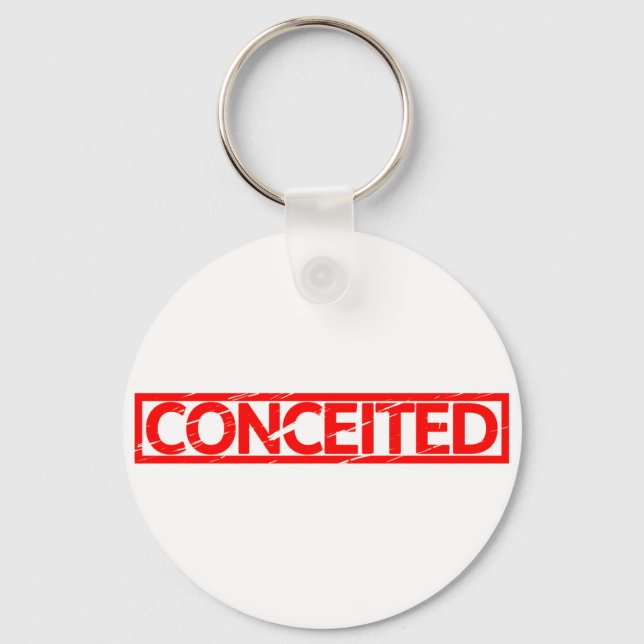 Conceited Stamp Keychain (Front)