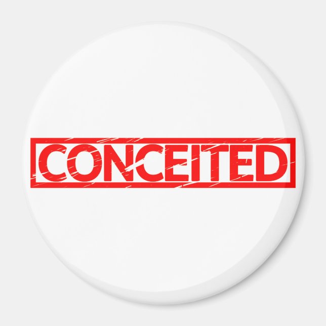 Conceited Stamp Magnet (Front)