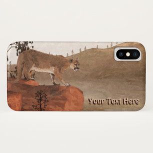 Concentration - Cougar iPhone X Case