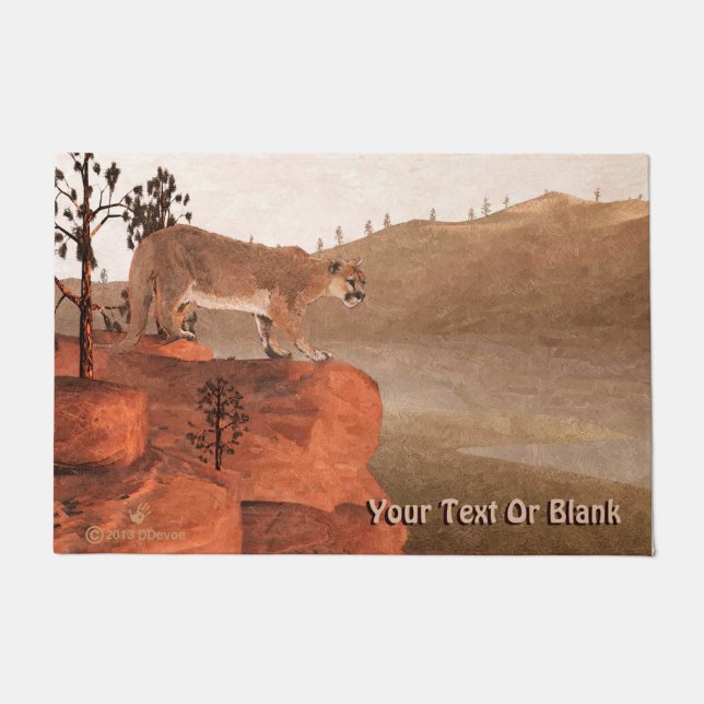 Concentration - Cougar Doormat (Front)