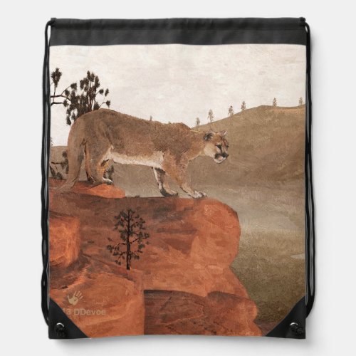 Concentration _ Cougar Drawstring Bag