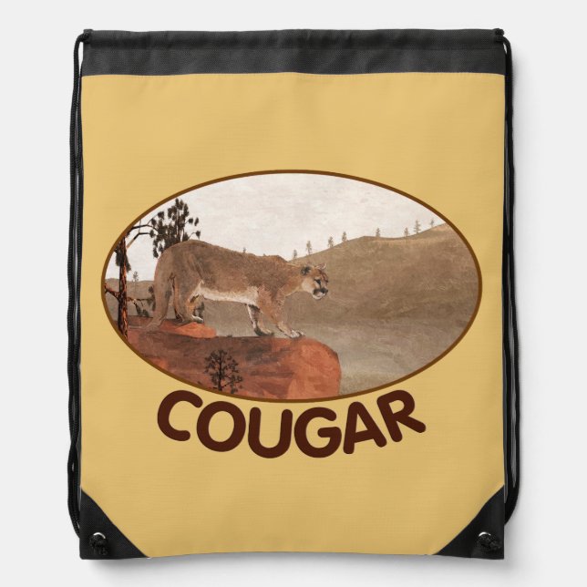 Concentration - Cougar Drawstring Bag (Front)