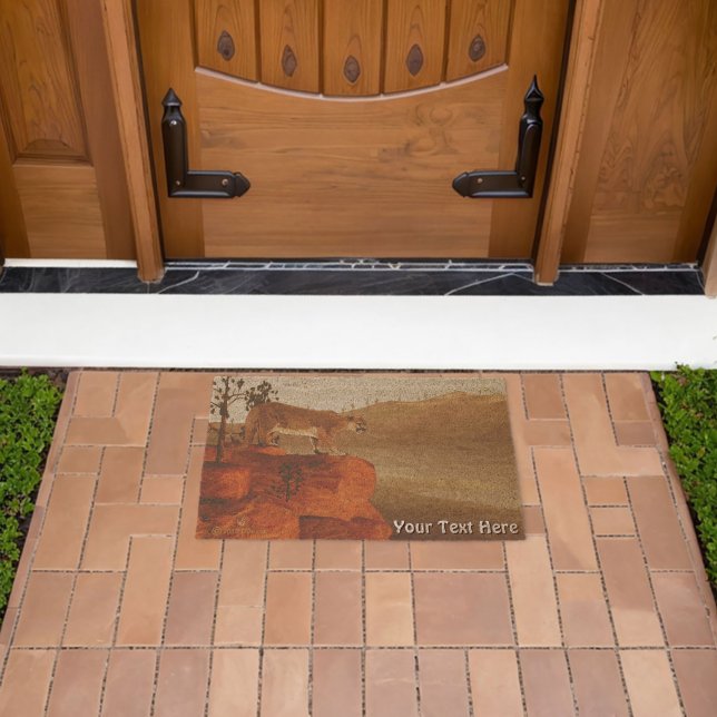 Concentration - Cougar Fiber Doormat (Insitu (Outdoor))