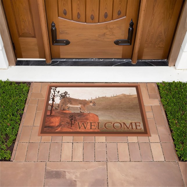Concentration - Cougar - Welcome Doormat (Outdoor)