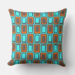 Concentric Boxes Throw Pillow