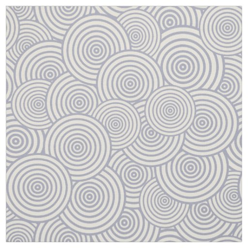 Concentric Circle Pattern Neutral Geometric Repeat Fabric