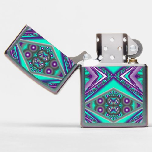 Concentric Circled To The Point Abstract Art Zippo Lighter