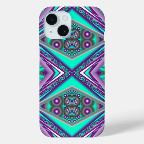 Concentric Circled To The Point Abstract  iPhone 15 Case