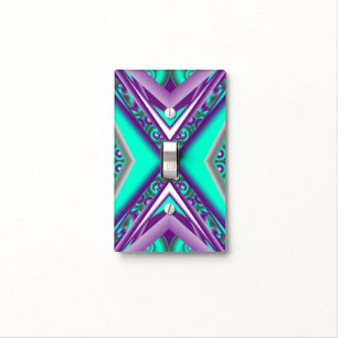 Concentric Circled To The Point Abstract Light Switch Cover