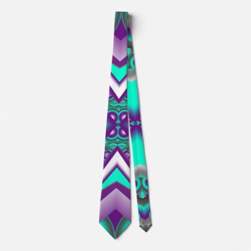 Concentric Circled To The Point Neck Tie